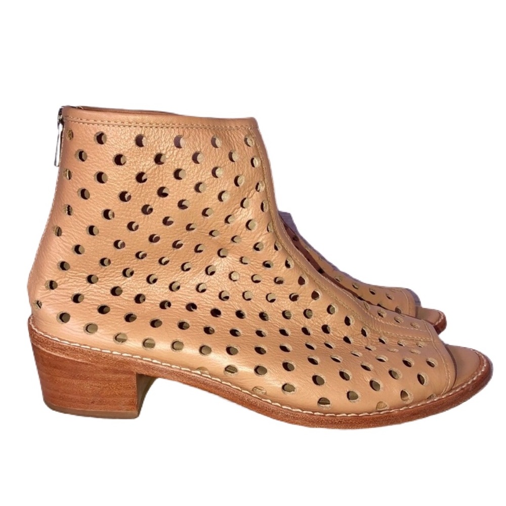 LOEFFER RANDALL TO DIE FOR LEATHER BOOTIE SANDALS - Picture 2 of 8